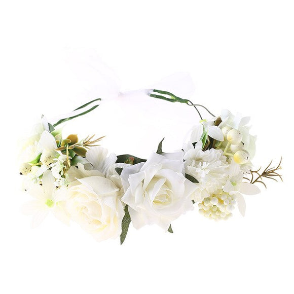 Flower crown - White
