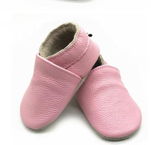 Genuine leather soft sole pre walker - Pink