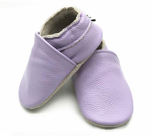 Genuine leather soft sole pre walker - Purple