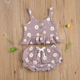 Daisy linen set - Lavender