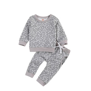 Paisley track set - Grey