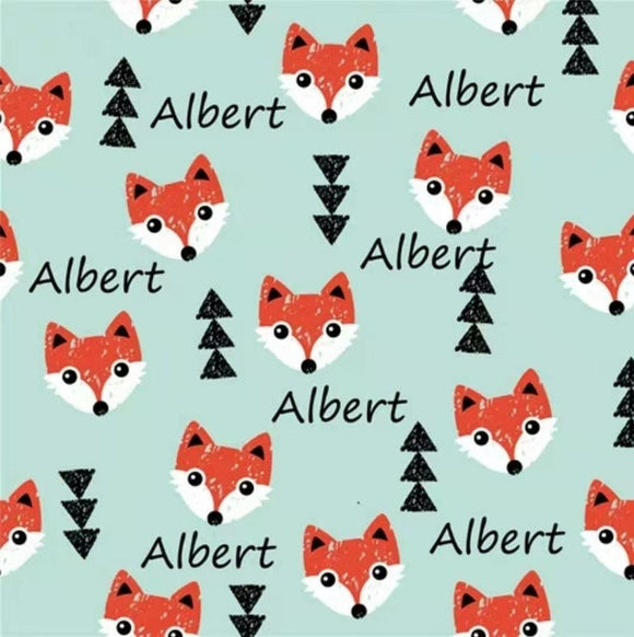 Personalised fluffy blanket - Fox