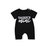 Daddys mini romper - Black