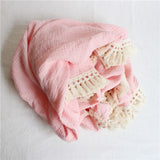 Personalised Embroided Muslin 100% cotton wrap - 10 COLOURS