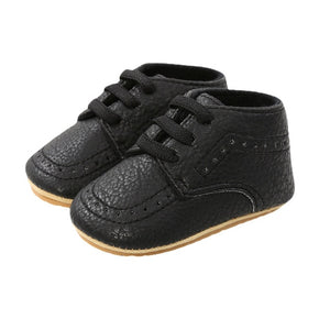 Boho pre walker baby shoes - Black