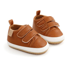 Vintage velcro sneaker - Tan