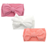 3 x Headwrap pack - Double pink & white