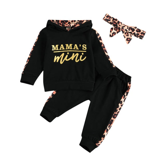 Leopard mamas mini track set - Black