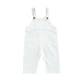 Corduroy overalls - White