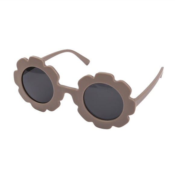 Flower sunglasses matte - Grey
