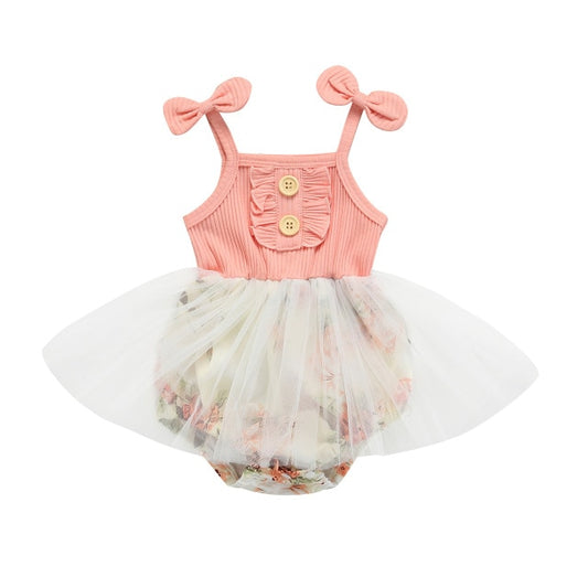 Vintage tutu romper - Pink